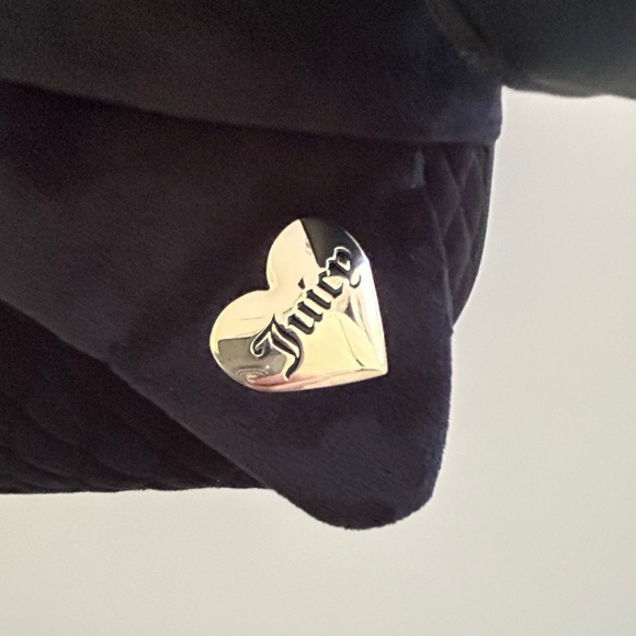 NWT Juicy Couture Tied with a Bow mini tote crossbody Black Bow Bag purse charm - Picture 16 of 17